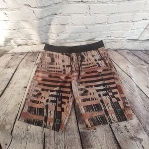 Tavik Beach Shorts Size 3 Abstract Print